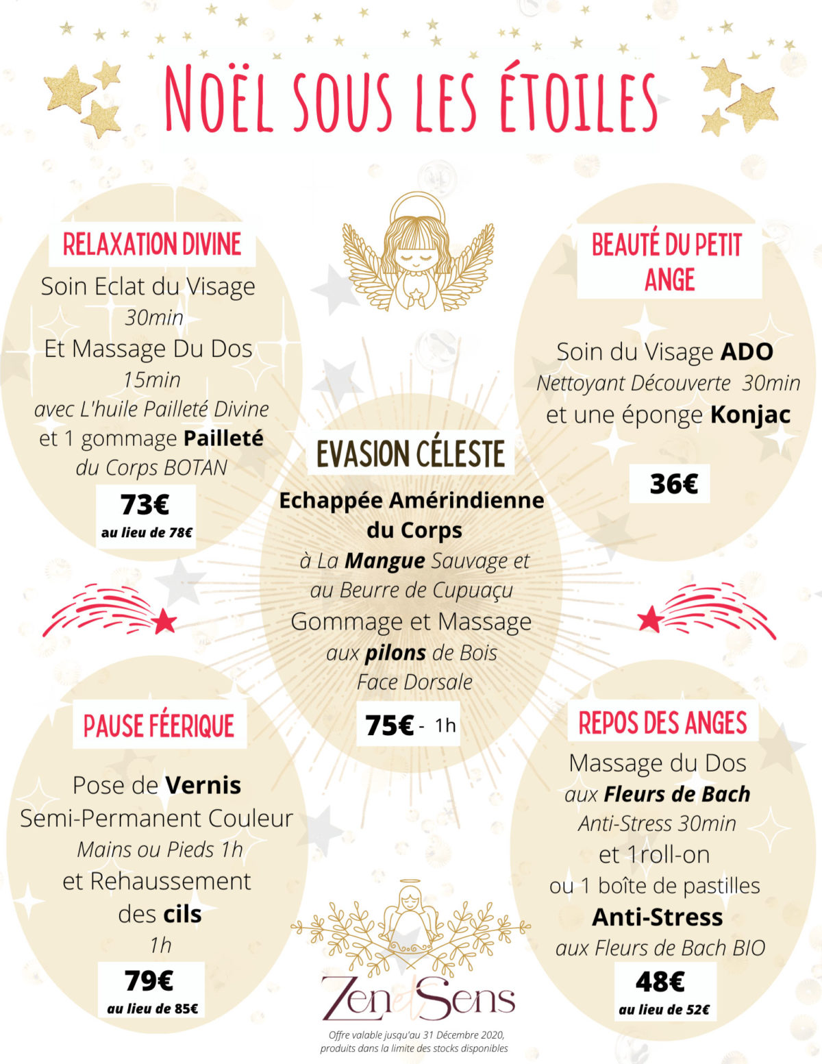 Offres 2020 : Noël sous les étoiles - Zen et Sens